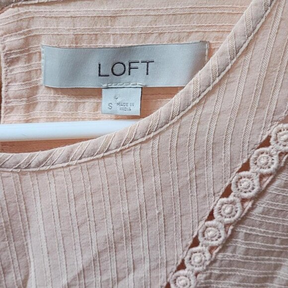 Loft Blouse Bundle Pink Blue | Size Small | Two Pack Casual Workwear - Picture 7 of 7